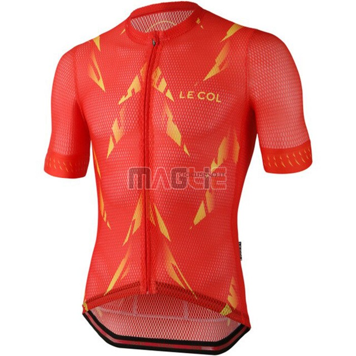 Maglia Le Col Manica Corta 2021 Rosso - Clicca l'immagine per chiudere